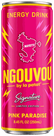 Canette NGOUVOU Pink Paradise de 250 mL, importée par JSOI Distribution